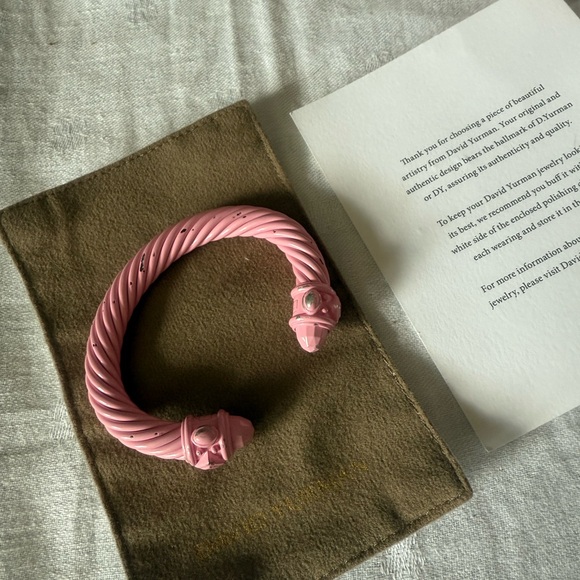 David Yurman Pink Twisted Bracelet - Picture 2 of 5